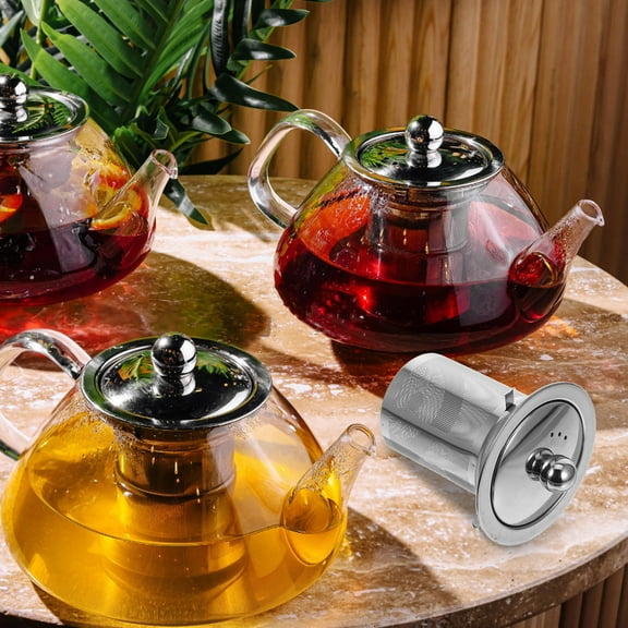 PENIKOKO Reusable Tea Infuser Fine Mesh Filter for Loose Leaf Tea 1 Set and Easy to Clean