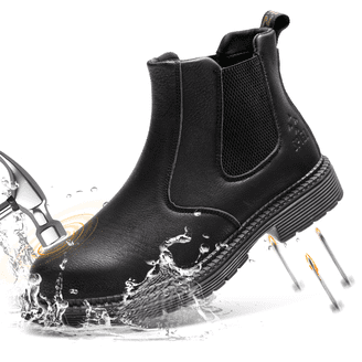 Dr. Martens Safety Work Shoes - Steel Toe - Slip Resistant - Men\'s Size 12 Dr. Doc Martens Black Industrial Steel Toe Safety Work Boot  main image 2