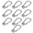 thumbnail image 3 of Ecomeon Mousqueton en Acier Inoxydable, 10 Pcs Mousqueton en Acier Inoxydable Corde de Sécurité Mousqueton à Ressort Accessoires de Boucle Suspendue, Mousqueton à Ressort, 3 of 8