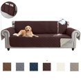 thumbnail image 1 of CHUANK 100% Waterproof Couch Covers Non-Slip Sofa Cover with Elastic Straps&Silicone Backing Furniture Protector Covers Sofa Slipcovers for Kids Pets Dogs  Gray  Sofa (Three-couch Sofa), 1 of 10