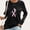 Black, variant on Generic Women's Breast Cancer Long Sleeve T-Shirts, Funny Pink Ribbon Graphic Awareness Crewneck Tops Going Out Casual Tees