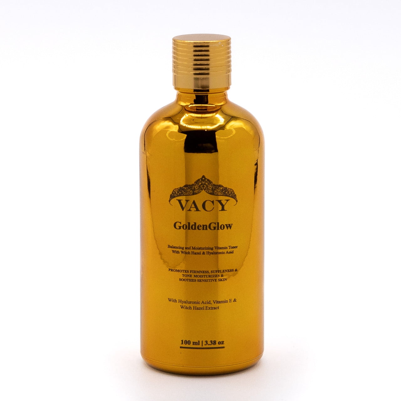 VACY GoldenGlow Balancing and Hydrating Vitamin Toner infused with Witch Hazel & Hyaluronic Acid