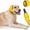 Yellow, variant on Amztom Waterproof Dog Ear Muffs, Adjustable Noise-Reducing Ear Wrap for Bathing & Grooming(Yellow,Small)