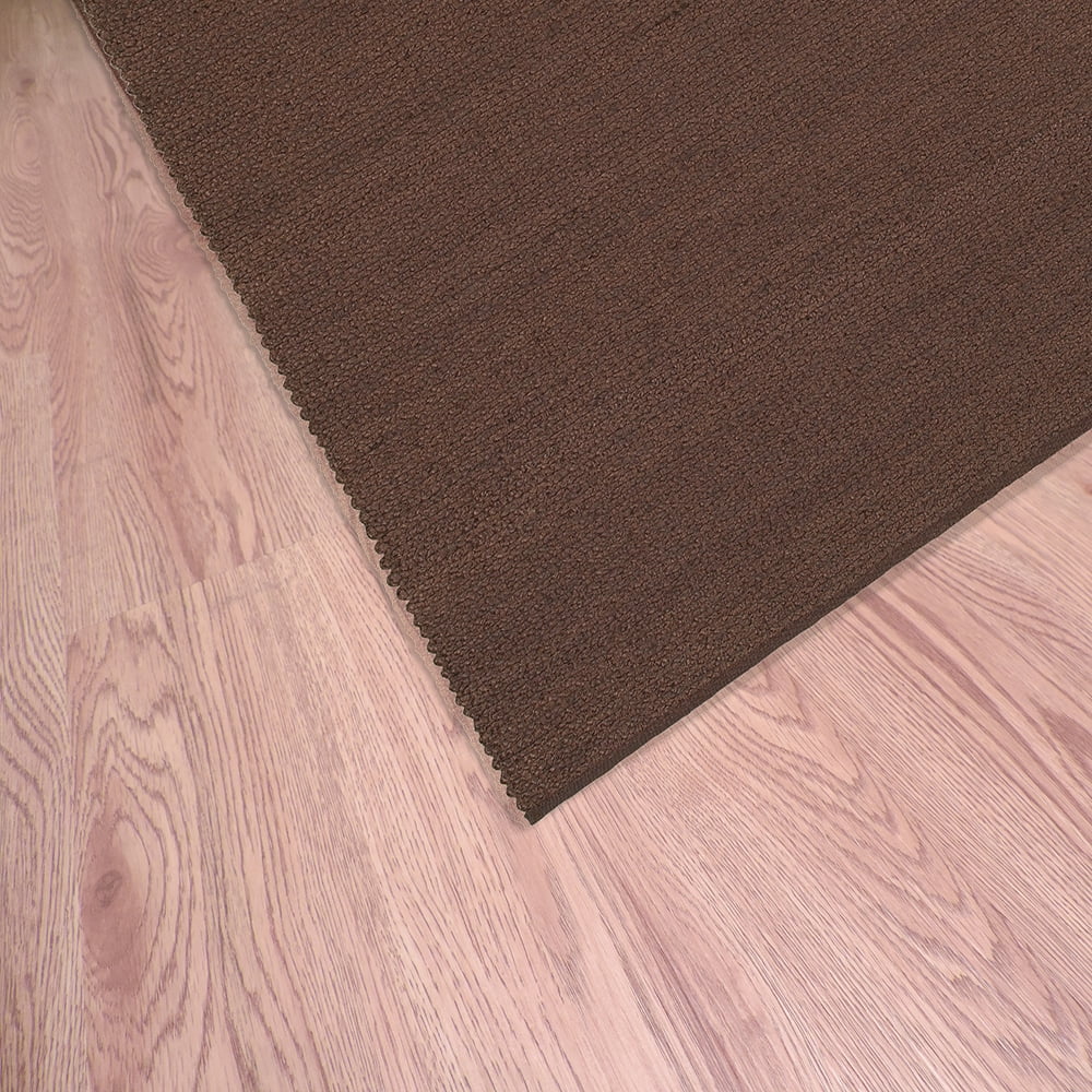 LR Home Elite Natural Jute Indoor Area Rug, 9' x 12', Copper Brown