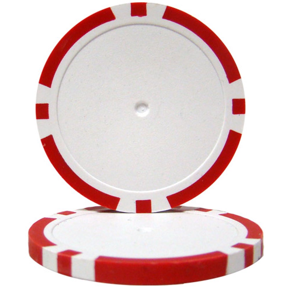 Red Blank Poker Chips 14 Gram