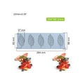 thumbnail image 6 of Fondant Moulds Leaf Shaped Silicone Mold DIY Cake Baking Tools Cake Mold 5 Types to Choose for Chocolate Cake Decoration, 6 of 11
