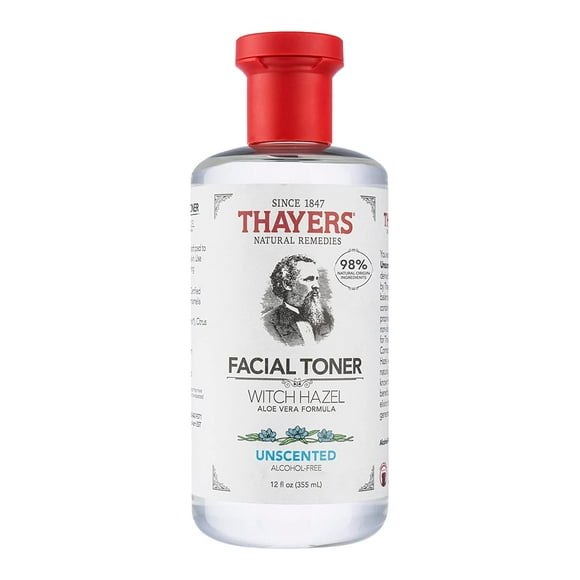 Thayers Tónico de Hamamelis y Aloe Vera sin Perfume 12 Fl Oz