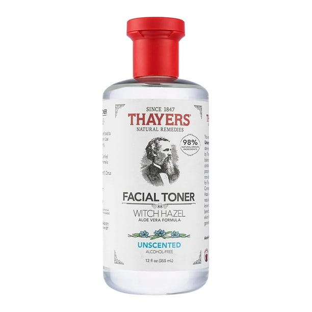 Thayers Tónico de Hamamelis y Aloe Vera sin Perfume 12 Fl Oz