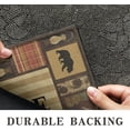 thumbnail image 3 of Bear Rugs Tribal Doormat Non-Slip Absorbent Resist Dirt Front Door Mat Machine Washable Welcome Mats Outdoor Inside Floor Rugs for Entryway 30" X 17", 3 of 6