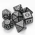 thumbnail image 5 of cusdie 7-Die Acrylic DND Dice, Druid Polyhedral Dice Set for Role Playing Game Dungeons and Dragons D&D Dice MTG Pathfinder, 5 of 5