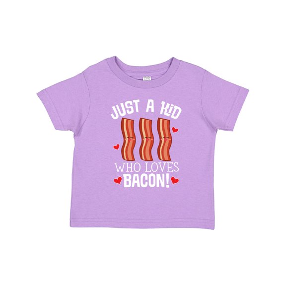 Inktastic Just a Kid Who Loves Bacon Boys or Girls Toddler T-Shirt