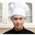thumbnail image 4 of Chef Hat Adult Adjustable Elastic Baker Kitchen Cooking Chef Cap(White), 4 of 5
