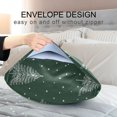 thumbnail image 4 of Yayeee Pillowcase Queen Size Set of 2 Satin Wrinkle Resistant Pillow Case, New Year Tree Pattern, 4 of 8