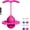 Pink, variant on CCCHCY Balance Jumping Ball,Pogo Ball with Handle and Balls Pump ,Indoor & Outdoor Fun,Perfect for Balance,Coordination,And Fitness