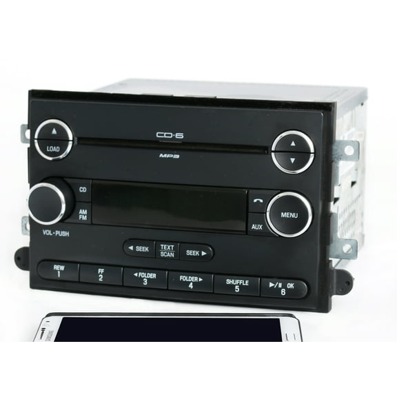 Restored 06-07 Ford Mercury Milan Radio AM FM 6 Disc CD w Bluetooth Music 6E5T-18C815-CL (Refurbished)