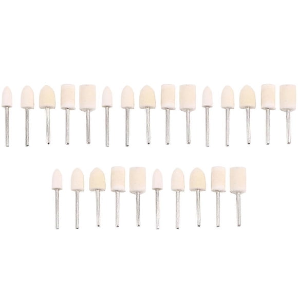 25pcs Felt Polishing Buffing Pad Head Set Rotary Tools for Accessories