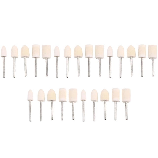 25pcs Felt Polishing Buffing Pad Head Set Rotary Tools for Accessories