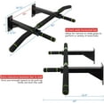 thumbnail image 4 of BODYROX Wall Mount Pull Up Bar | Heavy Duty Pull Up Bar with Four Grip Positions…, 4 of 5