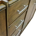thumbnail image 6 of MCM 61" Double Rectangle Sink Vanity in Walnut/Black Granite Stone, 6 of 16
