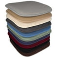 thumbnail image 3 of Sweet Home Collection 16-in. Square Non-slip Memory Foam Seat Cushions (2 OR 4) - 16 X 16 Linen Set of 4 Indoor-Outdoor, Lounge, Non Slip, 3 of 5