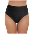 thumbnail image 3 of Yindaity Womens High Waisted Bikini High Waisted Bikini Bottoms Ruched Tummy Control Swimsuits Bottoms Sexy Swim Bottom Bathing Suits for Women(Black,2XL), 3 of 9