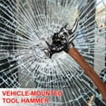 thumbnail image 2 of Emergency Vehicle Safety Hammer, Window Breaker & Seatbelt Cutter Tool for Car Escape, Durable Stainless Steel Auto Rescue Device, Essential Roadside Gear, 2 of 8