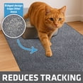 thumbnail image 3 of Drymate Cat Litter Trapping Mat, (Ridged Design), Traps Litter & Mess from Box, Soft on Kitty Paws -Absorbent/Waterproof/Urine-Proof- Machine Washable, Durable (20" x 28"), 3 of 9