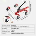 thumbnail image 3 of Vehicle Positioning Wheel Dolly - Heavy Duty 1500 Lbs Tire Jack & Car Lifter, 3 of 11