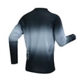 thumbnail image 6 of Mens Long Sleeve T Shirts Gradient Crewneck Lightweight Running Activewear Tops Grey XXL, 6 of 6