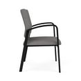 thumbnail image 2 of Newport Reception Waiting 18.5" Steel Guest Chair / Black Steel / Light Gray, 2 of 5