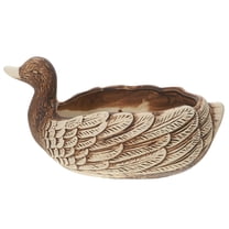 Gymnture Ceramic Duck Succulent Planter Pot - Indoor/Outdoor