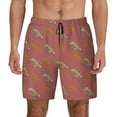 thumbnail image 2 of Goofa Leopard Print Printed Men's Swim Trunks Board Shorts Quick Dry Mens Swimming Trunks with Compression Liner,Breathable Fit Hawaii Beach Shorts-X-Large, 2 of 9