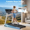 thumbnail image 6 of YZRUN Treadmills for Home with Incline, 4 HP Foldable Treadmill with Extra-large 20"x 45" Running Area, 450LBS Capacity, 10 MPH Speed, Bluetooth App and Speaker, 6 of 9