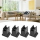 thumbnail image 3 of 4 Piezas De Muebles Ajustables Elevadores De Sofá De Servicio Pesado Con Abrazadera De Tornillo No Liso De Cama De Goma De Goma Soportes Para Protección De Piso Y Estabilidad, 3 of 7