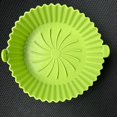 thumbnail image 4 of Revestimiento De Freidora De Aire Revestimiento de silicona para freidora de aire, almohadillas para vaporizadores de pergamino para hornear en la cocina (verde) Likrtyny Libre de BPA, 4 of 4