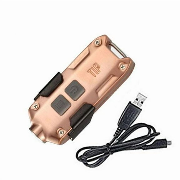 NITECORE 2018 TIP 360 Lumen Rechargeable Keychain Flashlight (Copper)