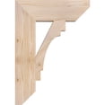 thumbnail image 3 of Ekena Millwork 5 1/2"W x 20"D x 28"H Merced Slat Smooth Bracket, Douglas Fir, 3 of 4