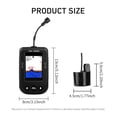 thumbnail image 4 of Portable Fish Finder Water Depth Temperature Fishfinder with Wire Sonar Sensor Transducer ,Easy to Use, 4 of 6