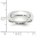 thumbnail image 4 of Platinum 6.2mm Lightweight Comfort-Fit Wedding Band Size 8.5 - Ring Size 8.5, 4 of 7