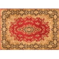 thumbnail image 1 of Ahgly Company Indoor Rectangle Medallion Orange Traditional Area Rugs, 8' x 10', 1 of 1