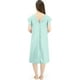 thumbnail image 3 of Bata de hospital NY Threads para mujer, suave y elegante, color verde Lilly, 3 of 7