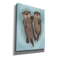 thumbnail image 2 of Epic Graffiti 'Otters Holding Hands' by Fab Funky Canvas Wall Art, 18"x26", 2 of 3