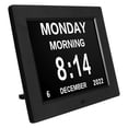thumbnail image 3 of Zeokiar Digital Alarm Clock Digital Calendar Alarm Day Clock with 8'' Large Screen Display Reusable Clear Smart Calendar Day Clock Adjustable Time Date and Day Clock for Home Office, 3 of 11