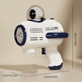 thumbnail image 3 of Space Bubble Blaster con luz LED para verano al aire libre/juguetes de fiesta (azul), 3 of 3