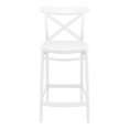 thumbnail image 3 of Pemberly Row Tabouret d'Extérieur Contemporain Blanc, 3 of 5