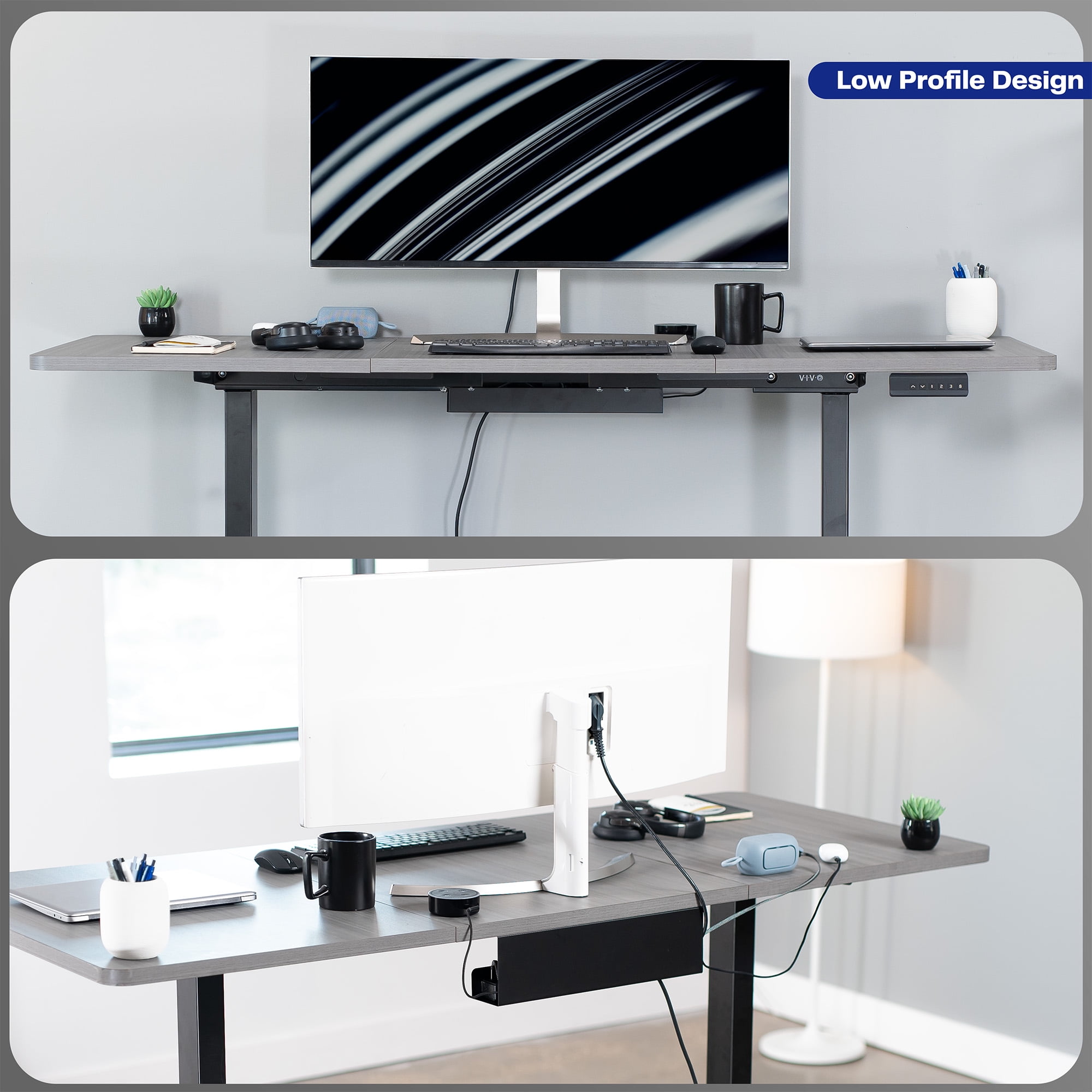 VIVO Black Under Desk 17" Cable Management Tray, Wire Organizer, Cord Holder