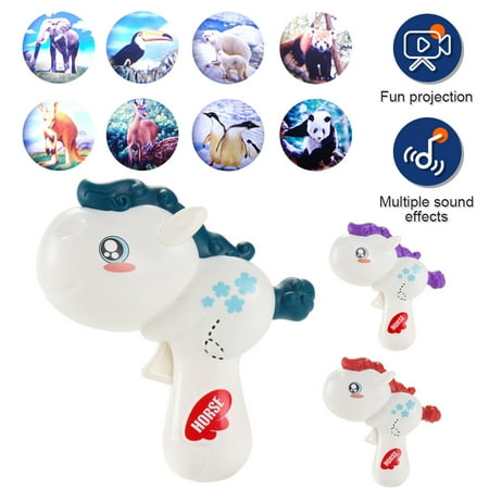 

FNNMNNR Slide Projector Torch Projection Light Small Torches lamp Flashlight Hand-Gun Toy Teether Educational Learning Bedtime Night Light for Child 8 Images