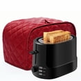 thumbnail image 2 of Nvzi 1 funda para máquina de pan 2 fundas 4 fundas para máquina de pan funda antipolvo para cocina y hogar 12.5 * 11 * 8.5 pulgadas (rojo, mediano), 2 of 2