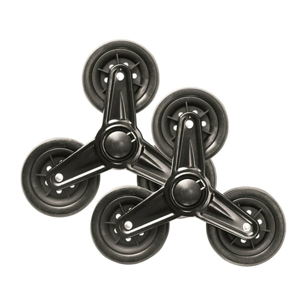 Bearachild Rueda de carrito de compras bien diseñada, 2 piezas, para aplicaciones versátiles, rueda para escalar escaleras, elegante Artesanía