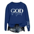 thumbnail image 2 of God Is Good Sweatshirts for Women 2025 Long Sleeve Crewneck Christian Sweatshirt Pullover Tops, 2 of 4